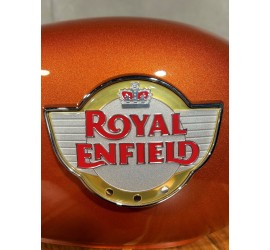 Réservoir Royal Enfield Interceptor Orange Crush