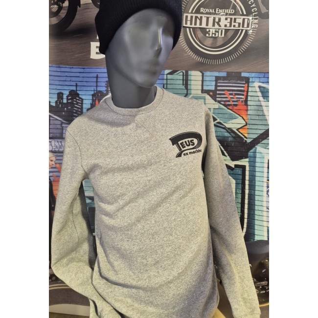 DEUS Pull Benzin Crew Grey Marle