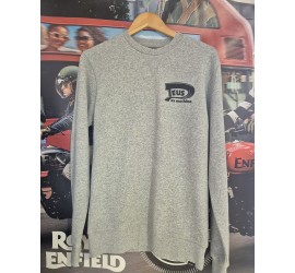 DEUS Pull Benzin Crew Grey Marle