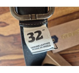 CEINTURE METAL BIKE CUIR 82CM Royal Enfield