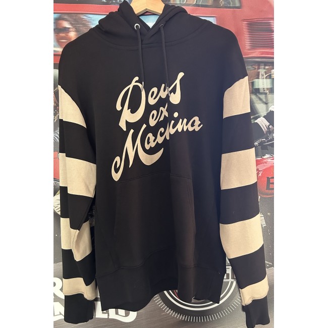 Sweat DEUS Ex Machina Brooks Stripe Hoodie Black