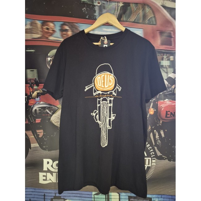T-Shirt DEUS Frontal Matchless Black