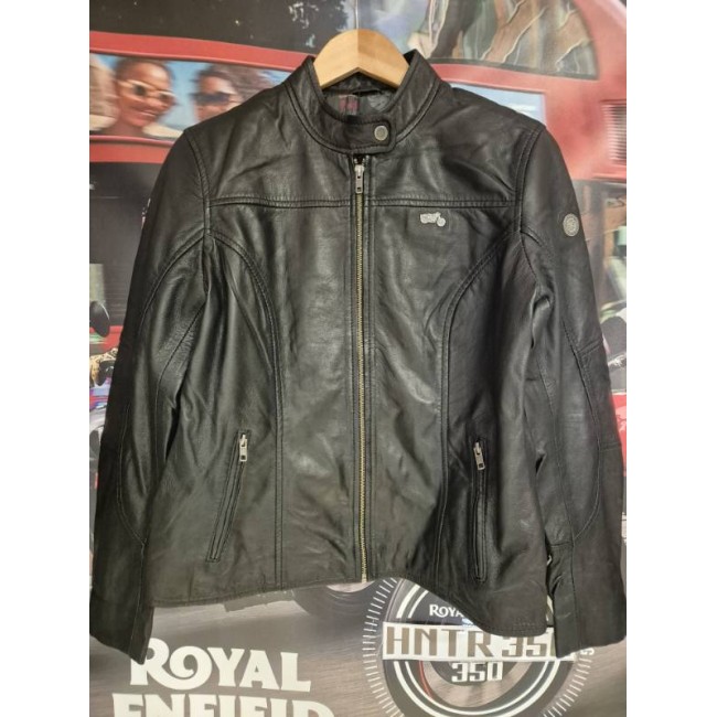 BLOUSON CUIR FEMME NOIR ROYAL ENFIELD BLOUSON CUIR FEMME NOIR ROYAL ENFIELD