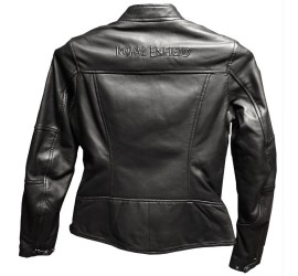 BLOUSON CUIR FEMME NOIR ROYAL ENFIELD