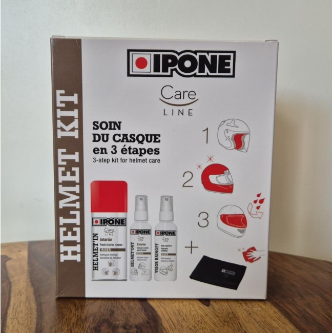 Helmet Kit IPONE - Soin du Casque Helmet Kit IPONE - Soin du Casque