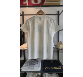 T-Shirt ROYAL ENFIELD REFLECTIVE R BLANC
