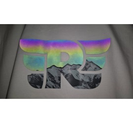 T-Shirt ROYAL ENFIELD REFLECTIVE R BLANC