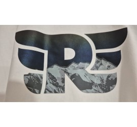 T-Shirt ROYAL ENFIELD REFLECTIVE R BLANC