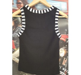 T-Shirt DEUS femme Rally Shield Tank Black