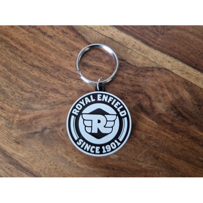 Porte-clés ronde Royal Enfield