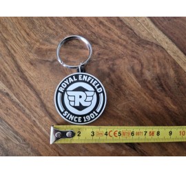 Porte-clés ronde Royal Enfield