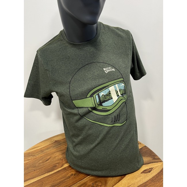 T-Shirt ROYAL ENFIELD Hills Are Call Vert