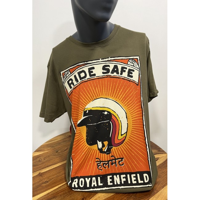 T-Shirt ROYAL ENFIELD Safe Olive