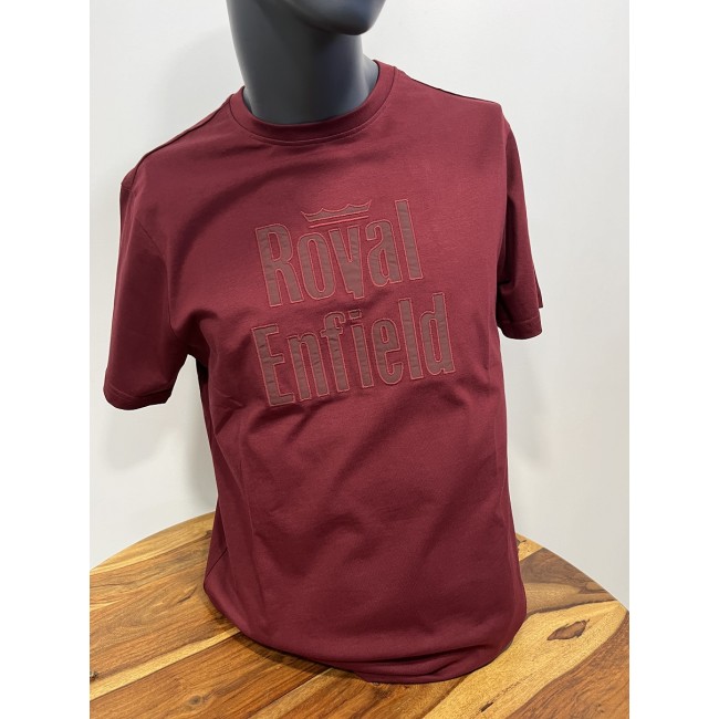 T-Shirt ROYAL ENFIELD Draw Bordeaux