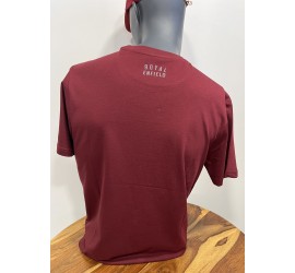 T-Shirt ROYAL ENFIELD Draw Bordeaux