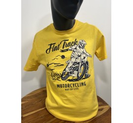 T-Shirt ROYAL ENFIELD Flat Track Mimosa