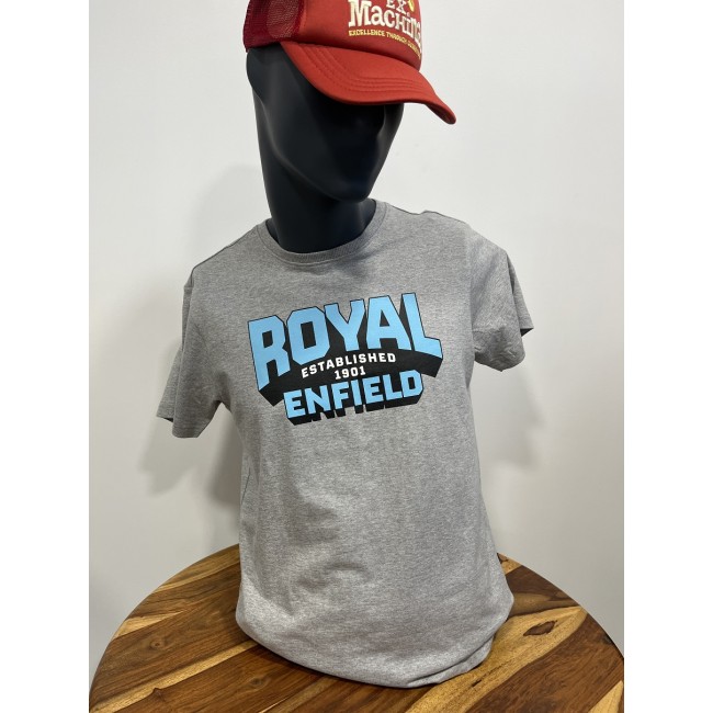 T-Shirt ROYAL ENFIELD IB Gris