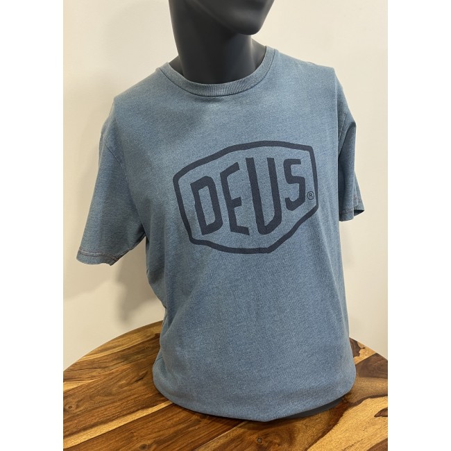 T-Shirt DEUS Shield Indigo